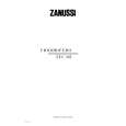 ZANUSSI ZFC242 Owners Manual ZANUSSI ZFC242 Owners Manual