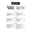 ROTEL RA-713 Service Manual ROTEL RA-713 Service Manual