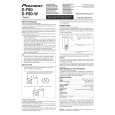 PIONEER S-F80/SXTW/EW5 Owners Manual PIONEER S-F80/SXTW/EW5 Owners Manual