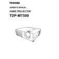 TOSHIBA TDP-MT500 Owners Manual TOSHIBA TDP-MT500 Owners Manual