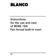 BLANCO BOSE164X Owners Manual BLANCO BOSE164X Owners Manual
