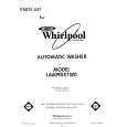 WHIRLPOOL LA6090XTF0 Parts Catalog WHIRLPOOL LA6090XTF0 Parts Catalog