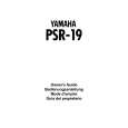 YAMAHA PSR-19 Owners Manual YAMAHA PSR-19 Owners Manual