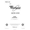 WHIRLPOOL LE5800XPW1 Parts Catalog WHIRLPOOL LE5800XPW1 Parts Catalog