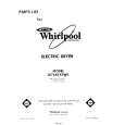WHIRLPOOL LE7685XPW0 Parts Catalog WHIRLPOOL LE7685XPW0 Parts Catalog