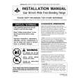 WHIRLPOOL JGR8775QDS Installation Manual WHIRLPOOL JGR8775QDS Installation Manual