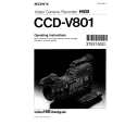 SONY CCD-V801 Owners Manual SONY CCD-V801 Owners Manual