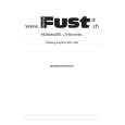 FUST WA1656 Owners Manual FUST WA1656 Owners Manual