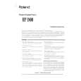 ROLAND HP1800 Owners Manual ROLAND HP1800 Owners Manual