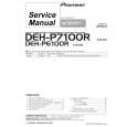 PIONEER DEH-P6100R/X1B/EW Service Manual PIONEER DEH-P6100R/X1B/EW Service Manual