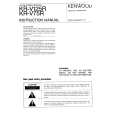KENWOOD KR-V75R Owners Manual KENWOOD KR-V75R Owners Manual