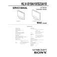 SONY KLVS23A10 Service Manual SONY KLVS23A10 Service Manual