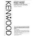 KENWOOD KGC4032 Owners Manual KENWOOD KGC4032 Owners Manual