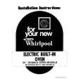 WHIRLPOOL RB130PXK3 Installation Manual WHIRLPOOL RB130PXK3 Installation Manual