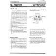PIONEER S424X Owners Manual PIONEER S424X Owners Manual