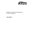JUNO-ELECTROLUX JDK8650 Owners Manual JUNO-ELECTROLUX JDK8650 Owners Manual