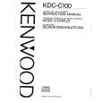 KENWOOD KDCC100 Owners Manual KENWOOD KDCC100 Owners Manual