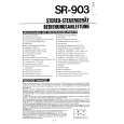 HITACHI SR-903 Owners Manual HITACHI SR-903 Owners Manual