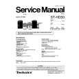 TECHNICS STHD50 Service Manual TECHNICS STHD50 Service Manual