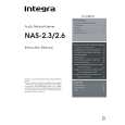 INTEGRA NAS 2.3 Owners Manual INTEGRA NAS 2.3 Owners Manual