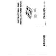 ZANUSSI ZGF640X Owners Manual ZANUSSI ZGF640X Owners Manual