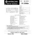 HITACHI D-2200M Service Manual HITACHI D-2200M Service Manual