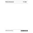 ZANKER VT2050 Owners Manual ZANKER VT2050 Owners Manual