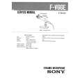 SONY FV66E Service Manual SONY FV66E Service Manual