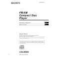 SONY CDXM9900 Owners Manual SONY CDXM9900 Owners Manual