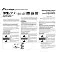 PIONEER DVR-112 Owners Manual PIONEER DVR-112 Owners Manual