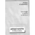 ARTHUR MARTIN ELECTROLUX LI0975 Owners Manual ARTHUR MARTIN ELECTROLUX LI0975 Owners Manual