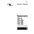 NAKAMICHI TA3A Service Manual NAKAMICHI TA3A Service Manual