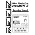 ZOOM MRT-3 Owners Manual ZOOM MRT-3 Owners Manual