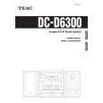 TEAC DC-D6300 Owners Manual TEAC DC-D6300 Owners Manual