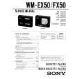 SONY WMFX50 Service Manual SONY WMFX50 Service Manual