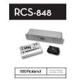 ROLAND RCS-848 Owners Manual ROLAND RCS-848 Owners Manual