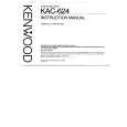 KENWOOD KAC624 Owners Manual KENWOOD KAC624 Owners Manual