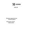 M-SYSTEM MVW680 Owners Manual M-SYSTEM MVW680 Owners Manual