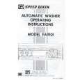 WHIRLPOOL FA9101 Owners Manual WHIRLPOOL FA9101 Owners Manual