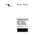 NAKAMICHI RX505/E Service Manual NAKAMICHI RX505/E Service Manual