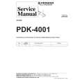 PIONEER PDK-4001/WL Service Manual PIONEER PDK-4001/WL Service Manual