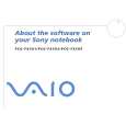 SONY PCG-FX501 VAIO Software Manual SONY PCG-FX501 VAIO Software Manual