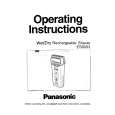PANASONIC ES8003 Owners Manual PANASONIC ES8003 Owners Manual