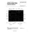 KENWOOD KRX593 Service Manual KENWOOD KRX593 Service Manual