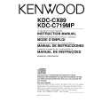 KENWOOD KDCCX89 Owners Manual KENWOOD KDCCX89 Owners Manual