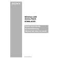 SONY PCWA-A320 VAIO Owners Manual SONY PCWA-A320 VAIO Owners Manual