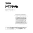 YAMAHA FX770 Owners Manual YAMAHA FX770 Owners Manual