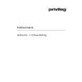 PRIVILEG 021.330 6/4627 Owners Manual PRIVILEG 021.330 6/4627 Owners Manual