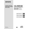 AIWA CADW538 Owners Manual AIWA CADW538 Owners Manual