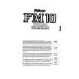 NIKON FM10 Owners Manual NIKON FM10 Owners Manual